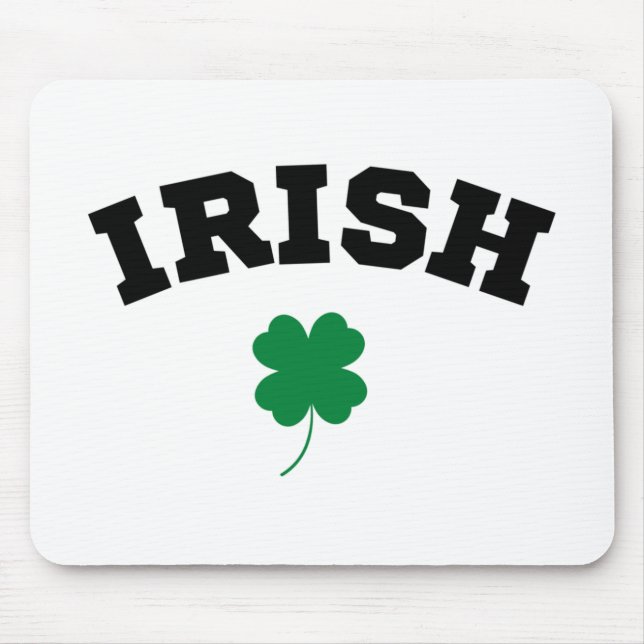 Irish Kleeblatt St Patrick's Mousepad (Vorne)