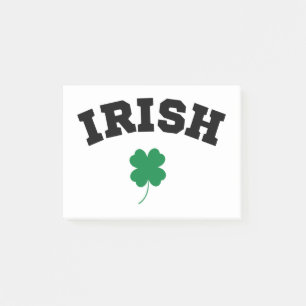Irish Kleeblatt St Patrick's Post-it Klebezettel