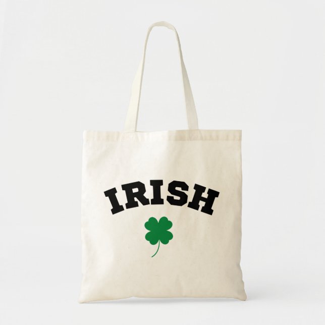 Irish Kleeblatt St Patrick's Tragetasche (Vorne)