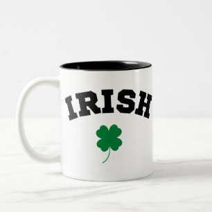 Irish Kleeblatt St Patrick's Zweifarbige Tasse