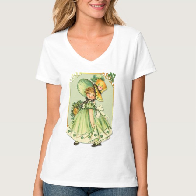 Irish Kleeblatt Stroll T-Shirt (Vorderseite)