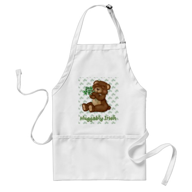 Irish Kleeblatt Teddy Schürze (Vorne)