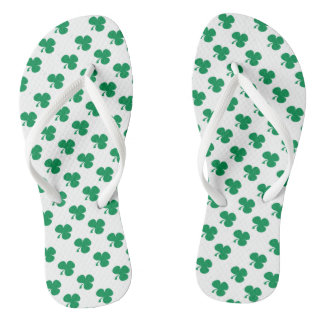 Irish Kleeblatts Clovers Flip Flops
