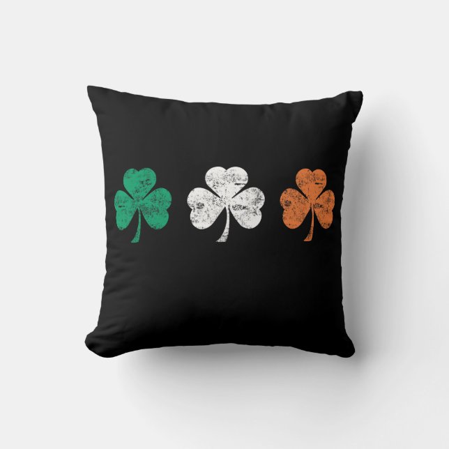 Irish Kleeblatts Pillow Kissen (Vorderseite)