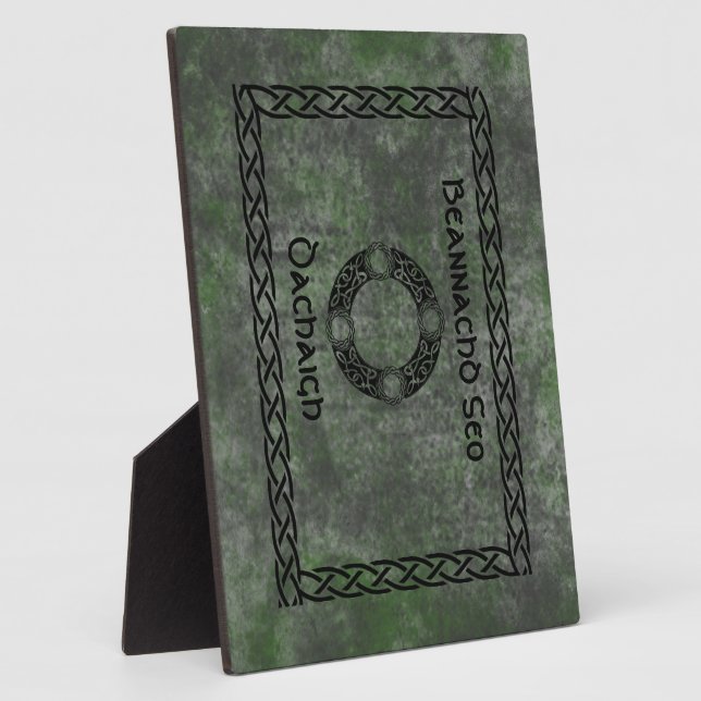 Irish Knot Designs Fotoplatte (Seite)