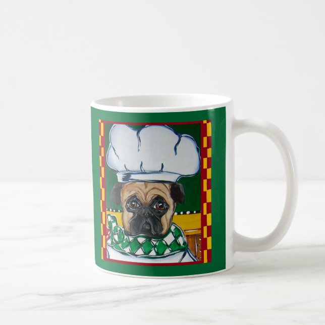 Irish Koch Mops Tasse (Rechts)