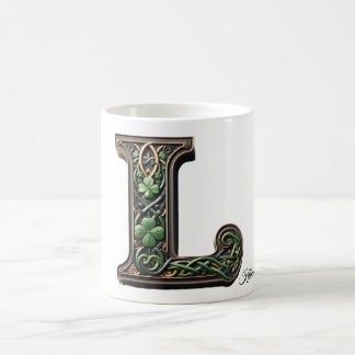 Irish L Monogram Coffee Mug Kaffeetasse