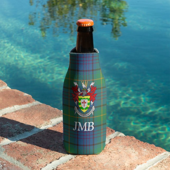 Irish Landkreis Donegal Tartan Monogram Flaschenkühler (In Situ Pool)