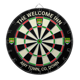 Irish Landkreis Down Ireland Dartboard Dartscheibe