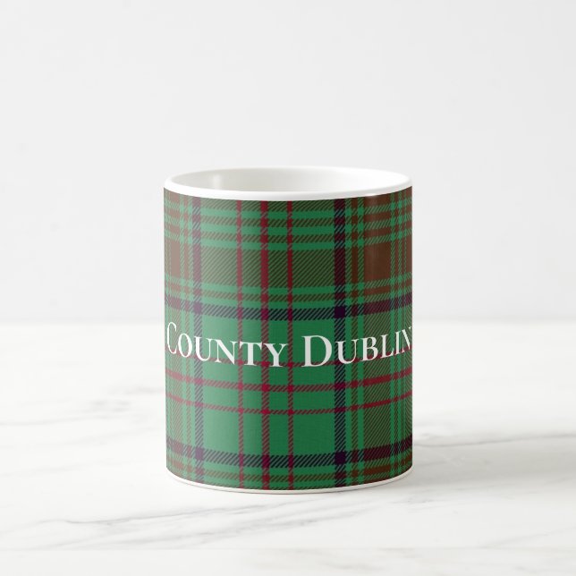 Irish Landkreis Dublin Tartan Kaffeetasse (Mittel)
