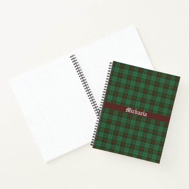 Irish Landkreis Dublin Tartan Notizbuch (Innenseite)