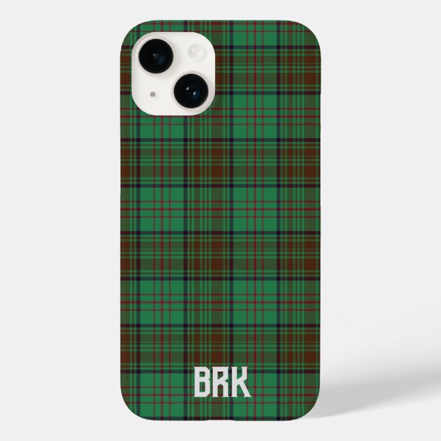 Irish Landkreis Dublin Tartan Personalisiert Case-Mate iPhone Hülle (Rückseite)