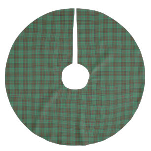 Irish Landkreis Dublin Tartan Polyester Weihnachtsbaumdecke