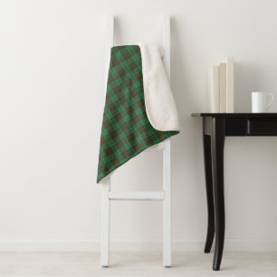 Irish Landkreis Dublin Tartan Sherpadecke