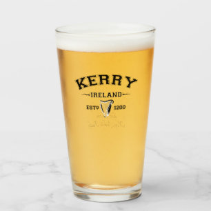 Irish Landkreis Kerry Irland Personalisierter Text Glas
