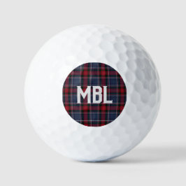Irish Landkreis Louth Tartan Kariert Personalisier Golfball