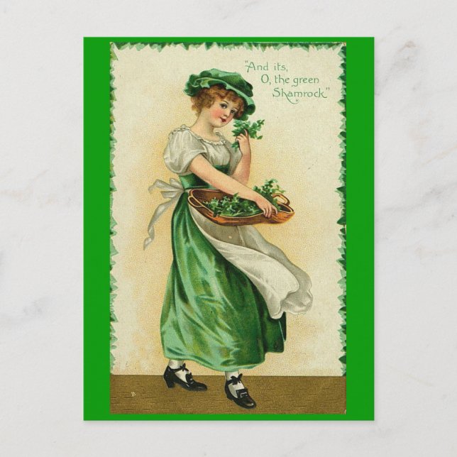 Irish Lass Postkarte (Vorderseite)