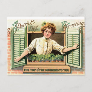 Irish Lass Postkarte