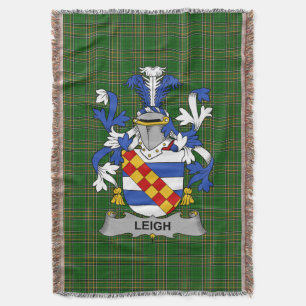 Irish Leigh oder McLaeghis Coat of Arms Family Cre Decke