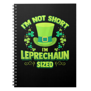 Irish Leprechaun Gag Gift Kurz Women Kleeblatt T-S Notizblock