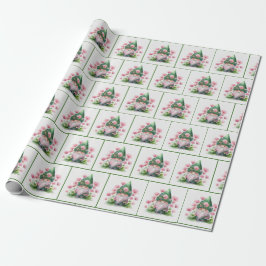 Irish Leprechaun in Garden Geschenkpapier