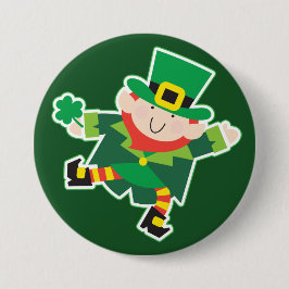 Irish Leprechaun Jig Button