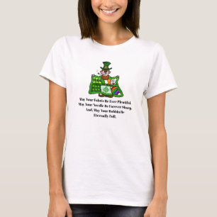 Irish Leprechaun mit Quilt-T - Shirt