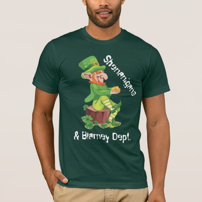 Irish Leprechaun Pot of Gold T-Shirt (Vorderseite)