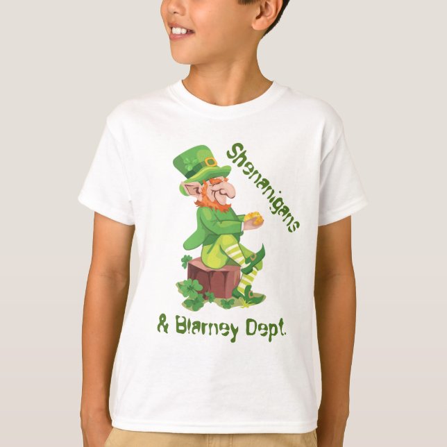 Irish Leprechaun Pot of Gold T-Shirt (Vorderseite)