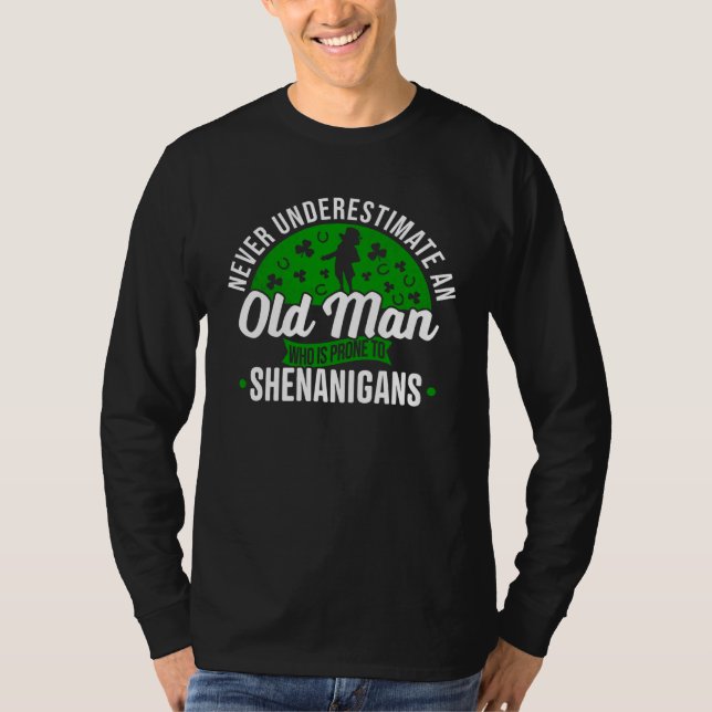 Irish Leprechaun Shamrock St Patricks Day T-Shirt (Vorderseite)
