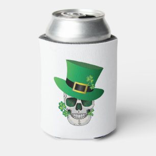Irish Leprechaun Skull Dosenkühler