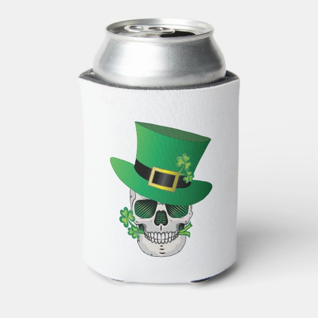 Irish Leprechaun Skull Dosenkühler (Kanne Rückseite)
