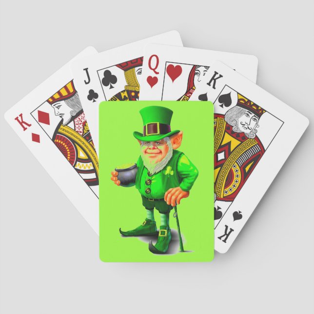 IRISH LEPRECHAUN Spielkarten (Rückseite)