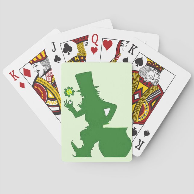 IRISH LEPRECHAUN Spielkarten (Rückseite)
