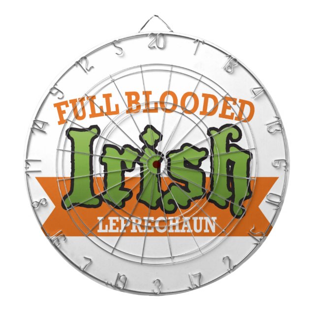 Irish Leprechaun - Vollständig blut Dartscheibe (vorne)