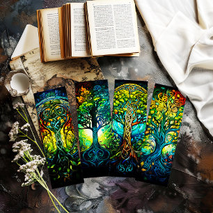 Irish Lesezeichens, Celtic Tree of Life Lesezeiche