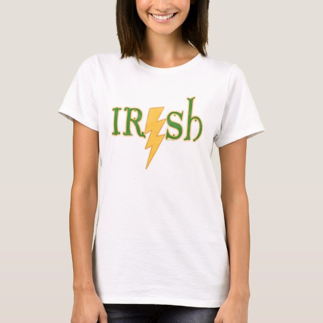 Irish Lightning Bolt T-Shirt (Vorderseite)