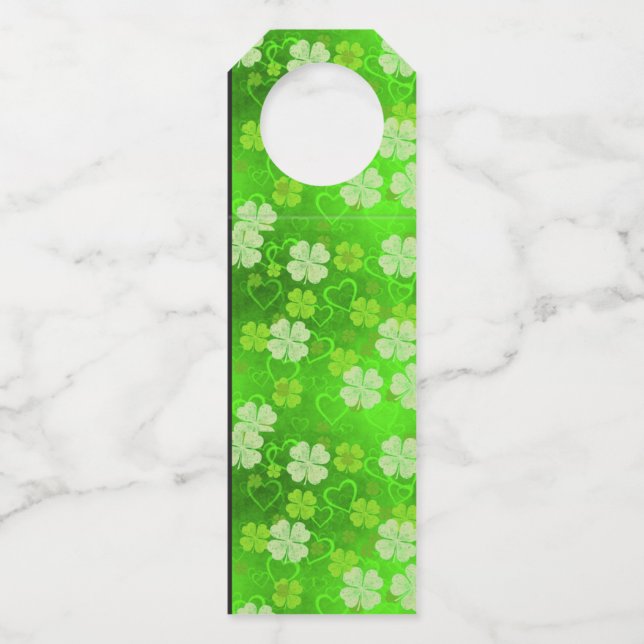 Irish Limerick Bottle Tag Flaschenanhänger (Vorderseite)