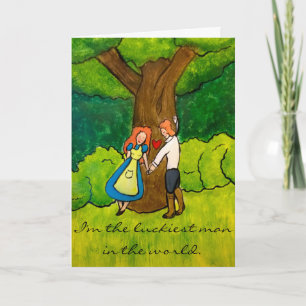 "Irish Lovers" - Frohes Jubiläum von ihm Karte