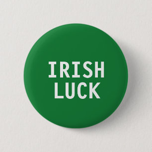 Irish Luck Button