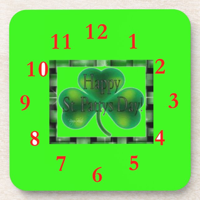 Irish Luck Getränkeuntersetzer (Vorderseite)