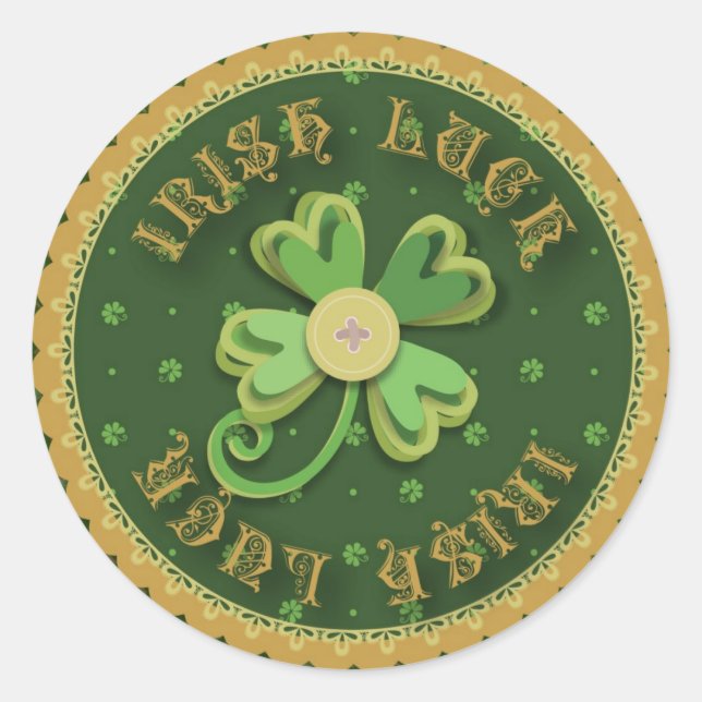 Irish Luck Sticker (Vorderseite)