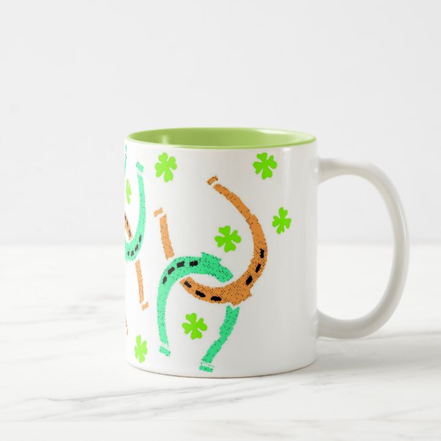 Irish Luck Zweifarbige Tasse (Rechts)