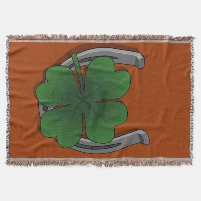 Irish Lucky Blanket Lucky Throw Blanket Decke (Vorderseite)