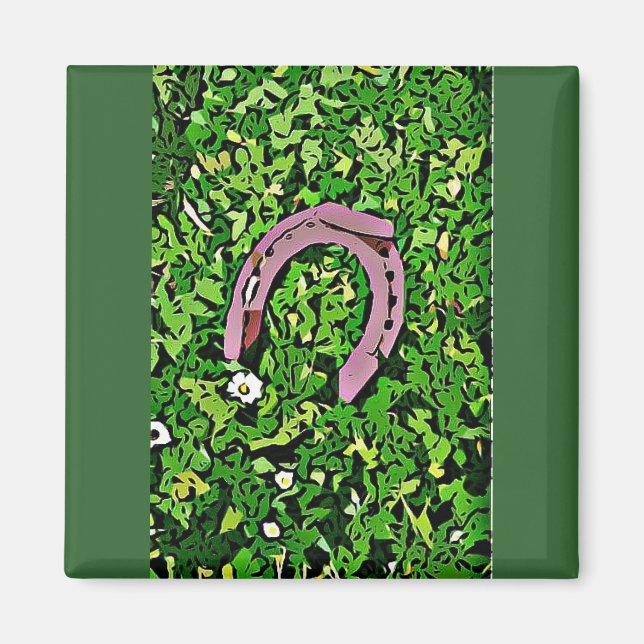Irish Lucky Horseshoe Magnet (Vorne)