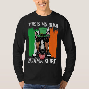 Irish Lucky Kleeblatt Bull Terrier St Patrick's Da T-Shirt