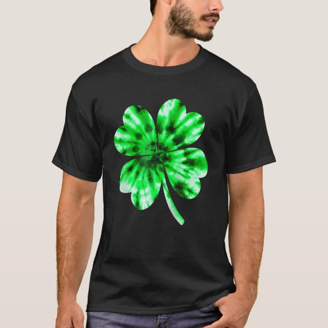 Irish Lucky Kleeblatt Green Clover St Patrick's Da T-Shirt (Vorderseite)