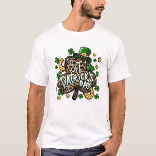 Irish Lucky Kleeblatt Green Vierblättriges Kleebla T-Shirt