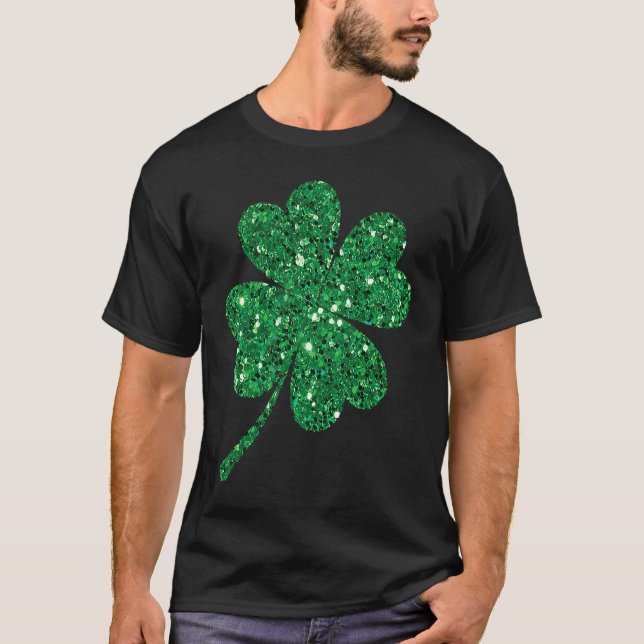 Irish Lucky Shamrock Green Clover St Patrick's Day T-Shirt (Vorderseite)