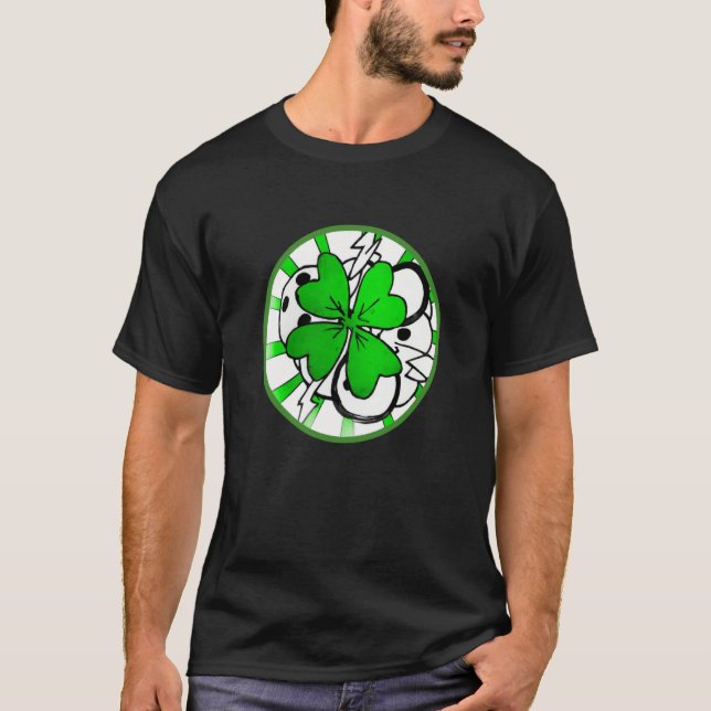 Irish lucky shamrock St Patricks Day  2 T-Shirt (Vorderseite)